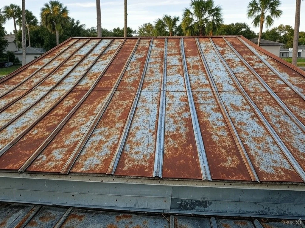 Metal Roof Corrosion in Riverside, CA