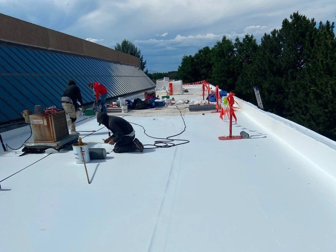 Occupied Building Reroofing in Riverside, CA